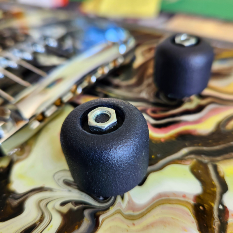 Skateboard Wheel Guitar Knobs