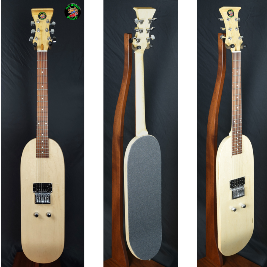 Professional Concrete Warrior Skateboard Guitar