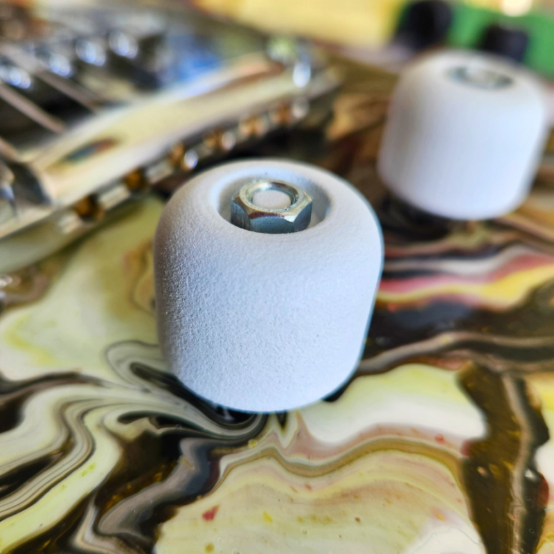 Skateboard Wheel Guitar Knobs