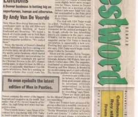 Westword, November 1992 (1st page)